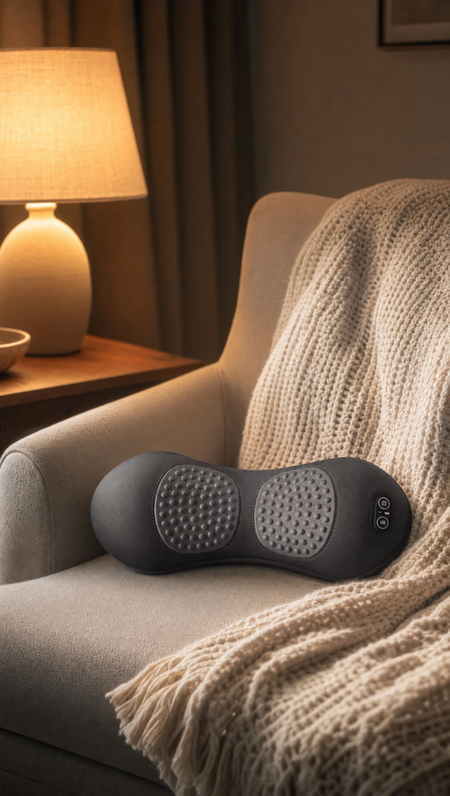 Soothing Warmth & Massage Back Cushion