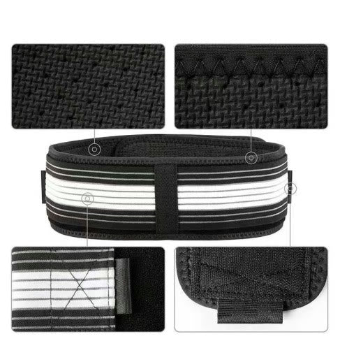 Lower-Back Comfort Band - fabric, stitching and closure detail