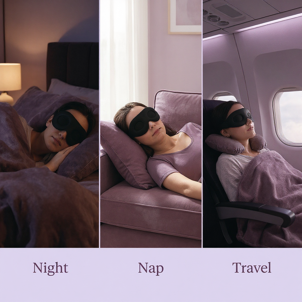 For night sleep, naps, and travel rest