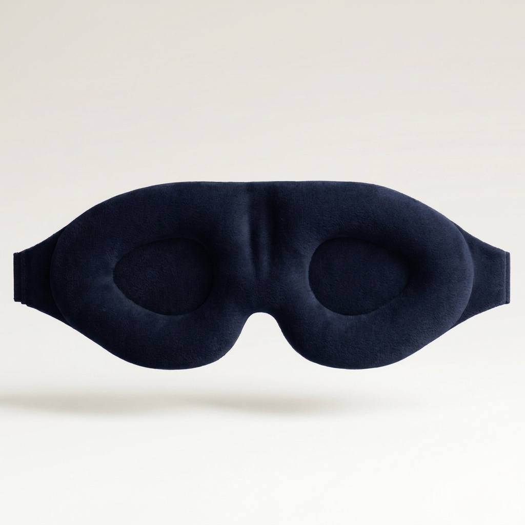 3D Contoured Sleep Mask - 3D contoured blackout eye mask by Soft Days